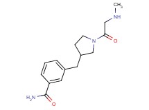 3-{[1-(N-methylglycyl)-3-pyrrolidinyl]methyl}benzamide hydrochloride