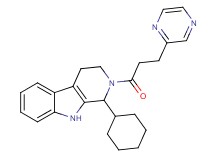 1-cyclohexyl-2-[3-(2-pyrazinyl)propanoyl]-2,3,4,9-tetrahydro-1H-beta-carboline