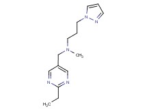 N-[(2-ethylpyrimidin-5-yl)methyl]-N-methyl-3-(1H-pyrazol-1-yl)propan-1-amine