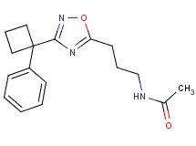 N-{3-[3-(1-phenylcyclobutyl)-1,2,4-oxadiazol-5-yl]propyl}acetamide