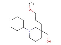 [1-cyclohexyl-3-(3-methoxypropyl)-3-piperidinyl]methanol