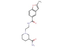 1-(2-{[(2-methyl-1-benzofuran-5-yl)carbonyl]amino}ethyl)piperidine-3-carboxamide