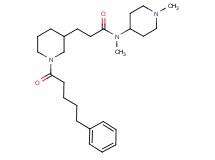 N-methyl-N-(1-methyl-4-piperidinyl)-3-[1-(5-phenylpentanoyl)-3-piperidinyl]propanamide