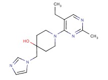 1-(5-ethyl-2-methylpyrimidin-4-yl)-4-(1H-imidazol-1-ylmethyl)piperidin-4-ol