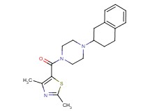 1-[(2,4-dimethyl-1,3-thiazol-5-yl)carbonyl]-4-(1,2,3,4-tetrahydro-2-naphthalenyl)piperazine