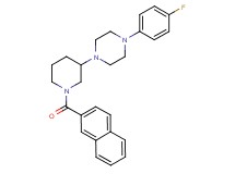 1-(4-fluorophenyl)-4-[1-(2-naphthoyl)-3-piperidinyl]piperazine