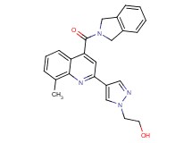 2-{4-[4-(1,3-dihydro-2H-isoindol-2-ylcarbonyl)-8-methylquinolin-2-yl]-1H-pyrazol-1-yl}ethanol