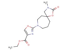 ethyl 2-(3-methyl-2-oxo-1-oxa-3,8-diazaspiro[4.6]undec-8-yl)-1,3-oxazole-4-carboxylate
