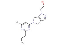 2-[5-(6-methyl-2-propylpyrimidin-4-yl)-5,6-dihydropyrrolo[3,4-c]pyrazol-1(4H)-yl]ethanol