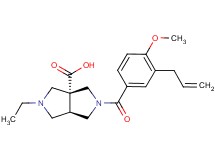 (3aR*,6aR*)-2-(3-allyl-4-methoxybenzoyl)-5-ethylhexahydropyrrolo[3,4-c]pyrrole-3a(1H)-carboxylic acid