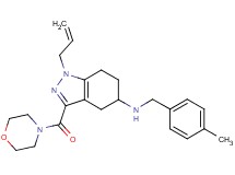 1-allyl-N-(4-methylbenzyl)-3-(4-morpholinylcarbonyl)-4,5,6,7-tetrahydro-1H-indazol-5-amine