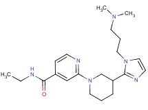 2-(3-{1-[3-(dimethylamino)propyl]-1H-imidazol-2-yl}piperidin-1-yl)-N-ethylisonicotinamide