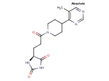 (5S)-5-{3-[4-(5-methylpyrimidin-4-yl)piperidin-1-yl]-3-oxopropyl}imidazolidine-2,4-dione