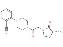 2-{4-[(3-methyl-2-oxopyrrolidin-1-yl)acetyl]piperazin-1-yl}benzonitrile
