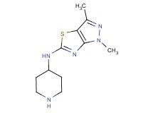 1,3-dimethyl-N-4-piperidinyl-1H-pyrazolo[3,4-d][1,3]thiazol-5-amine dihydrochloride