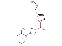 1-{1-[5-(methoxymethyl)-2-furoyl]azetidin-3-yl}-2-methylpiperidine