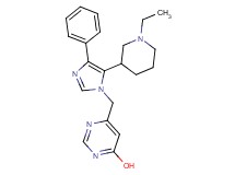 6-{[5-(1-ethylpiperidin-3-yl)-4-phenyl-1H-imidazol-1-yl]methyl}pyrimidin-4-ol