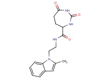 N-[2-(2-methyl-1H-indol-1-yl)ethyl]-2,7-dioxo-1,3-diazepane-4-carboxamide