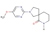 2-(5-methoxy-2-pyrimidinyl)-2,7-diazaspiro[4.5]decan-6-one