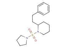 2-(2-phenylethyl)-1-(1-pyrrolidinylsulfonyl)piperidine