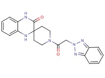 1-(2H-1,2,3-benzotriazol-2-ylacetyl)-1',4'-dihydro-3'H-spiro[piperidine-4,2'-quinoxalin]-3'-one
