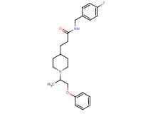 N-(4-fluorobenzyl)-3-[1-(1-methyl-2-phenoxyethyl)-4-piperidinyl]propanamide