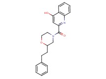 2-{[2-(2-phenylethyl)-4-morpholinyl]carbonyl}-4-quinolinol