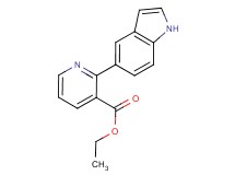 ethyl 2-(1H-indol-5-yl)nicotinate