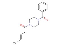 1-benzoyl-4-[(3E)-pent-3-enoyl]piperazine