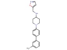 N-(5-isoxazolylmethyl)-1-(3'-methyl-4-biphenylyl)-4-piperidinamine