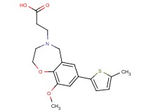 3-[9-methoxy-7-(5-methyl-2-thienyl)-2,3-dihydro-1,4-benzoxazepin-4(5H)-yl]propanoic acid
