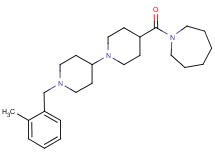 4-(1-azepanylcarbonyl)-1'-(2-methylbenzyl)-1,4'-bipiperidine