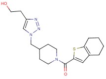 2-(1-{[1-(4,5,6,7-tetrahydro-1-benzothien-2-ylcarbonyl)-4-piperidinyl]methyl}-1H-1,2,3-triazol-4-yl)ethanol