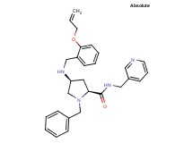 (4S)-4-{[2-(allyloxy)benzyl]amino}-1-benzyl-N-(3-pyridinylmethyl)-L-prolinamide