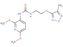 N-(2,6-dimethoxypyridin-3-yl)-N'-{2-[(4-methyl-1,2,5-oxadiazol-3-yl)oxy]ethyl}urea