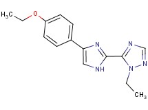 5-[4-(4-ethoxyphenyl)-1H-imidazol-2-yl]-1-ethyl-1H-1,2,4-triazole