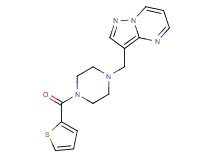 3-{[4-(2-thienylcarbonyl)-1-piperazinyl]methyl}pyrazolo[1,5-a]pyrimidine