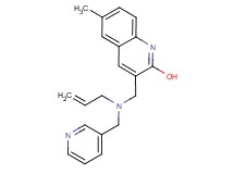 3-{[allyl(3-pyridinylmethyl)amino]methyl}-6-methyl-2-quinolinol
