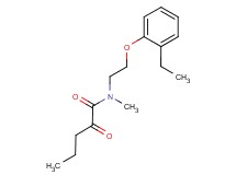 N-[2-(2-ethylphenoxy)ethyl]-N-methyl-2-oxopentanamide