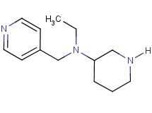 N-ethyl-N-(4-pyridinylmethyl)-3-piperidinamine