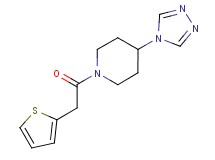 1-(2-thienylacetyl)-4-(4H-1,2,4-triazol-4-yl)piperidine