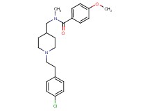 N-({1-[2-(4-chlorophenyl)ethyl]-4-piperidinyl}methyl)-4-methoxy-N-methylbenzamide