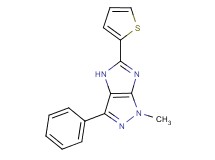 1-methyl-3-phenyl-5-(2-thienyl)-1,4-dihydroimidazo[4,5-c]pyrazole