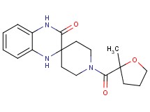 1-[(2-methyltetrahydro-2-furanyl)carbonyl]-1',4'-dihydro-3'H-spiro[piperidine-4,2'-quinoxalin]-3'-one