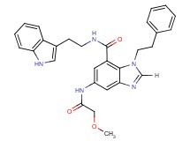 N-[2-(1H-indol-3-yl)ethyl]-5-[(methoxyacetyl)amino]-1-(2-phenylethyl)-1H-benzimidazole-7-carboxamide