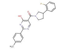 5-{[3-(2-fluorophenyl)pyrrolidin-1-yl]carbonyl}-2-(4-methylphenyl)pyrimidin-4-ol