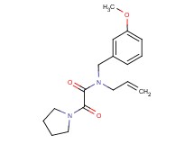 N-allyl-N-(3-methoxybenzyl)-2-oxo-2-pyrrolidin-1-ylacetamide