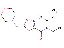 N-(sec-butyl)-N-ethyl-5-(morpholin-4-ylmethyl)isoxazole-3-carboxamide