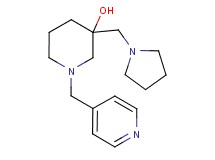 1-(pyridin-4-ylmethyl)-3-(pyrrolidin-1-ylmethyl)piperidin-3-ol