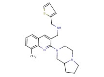 1-[2-(hexahydropyrrolo[1,2-a]pyrazin-2(1H)-yl)-8-methyl-3-quinolinyl]-N-(2-thienylmethyl)methanamine